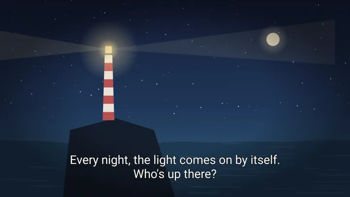 Film playing in Velaria Player with subtitles translated into English